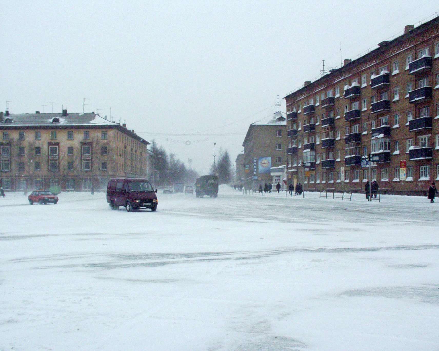Старая площадь зимой 